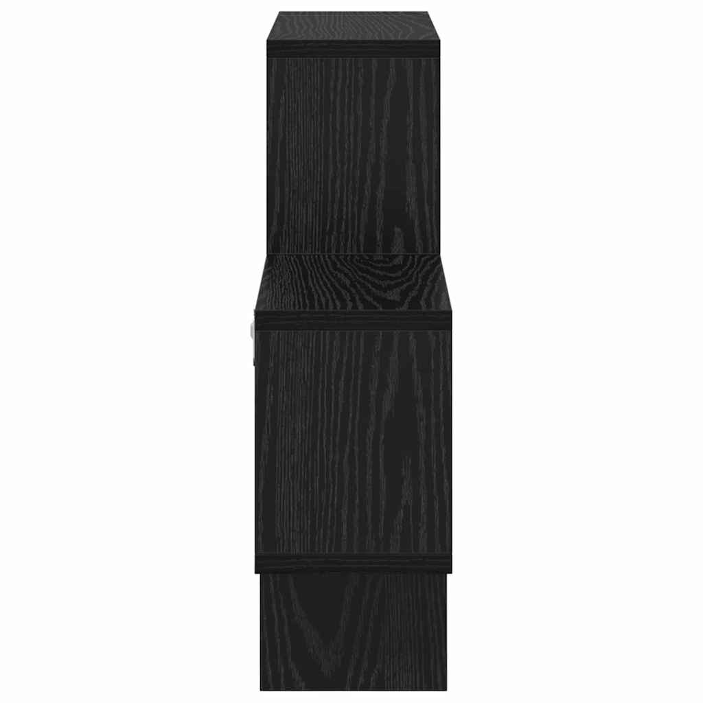 Wall Shelf Wall-Mounted Black oak 82 x 15 x 51 cm