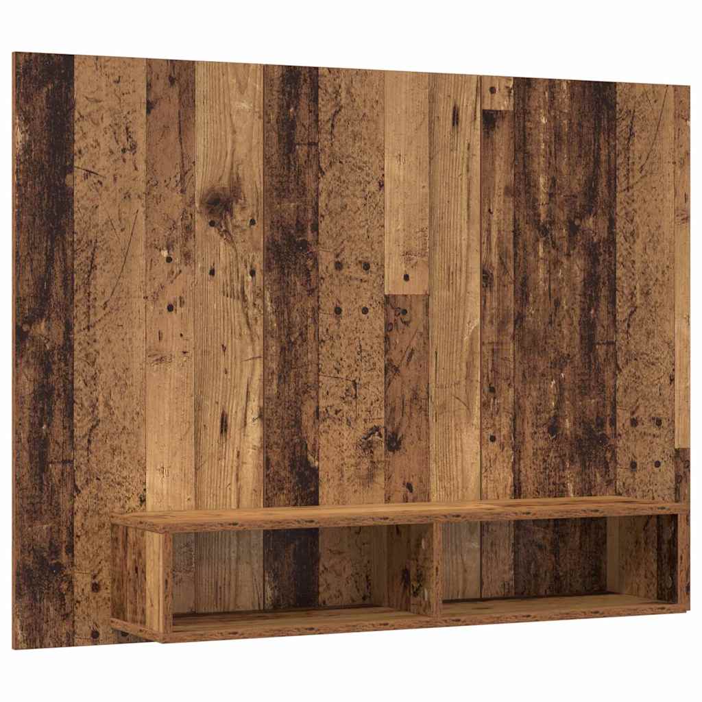 TV Cabinet Set Old Wood 120 x 23.5 x 90 cm Engineered Wood