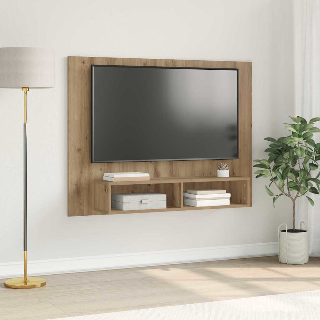 TV Cabinet Set 120 x 23.5 x 90 cm Artisan Oak Engineered Wood