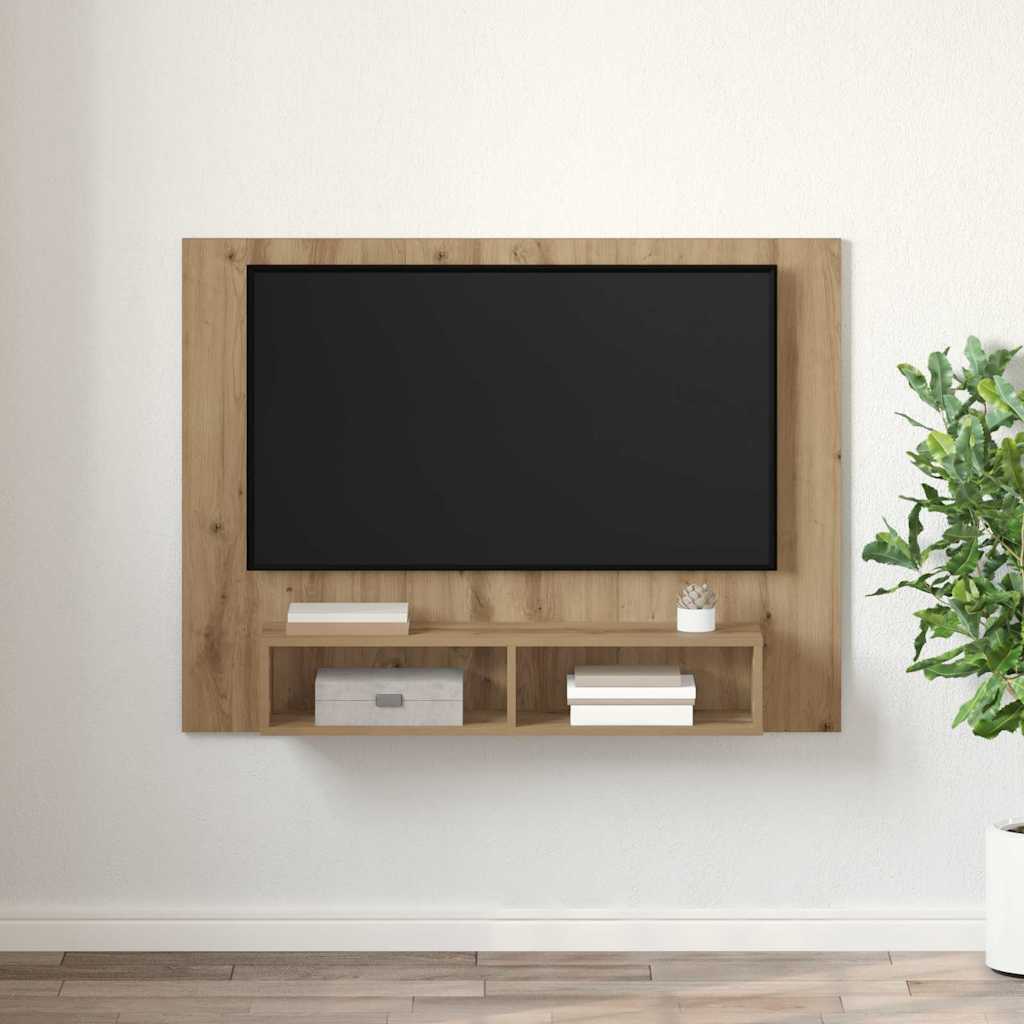 TV Cabinet Set 120 x 23.5 x 90 cm Artisan Oak Engineered Wood