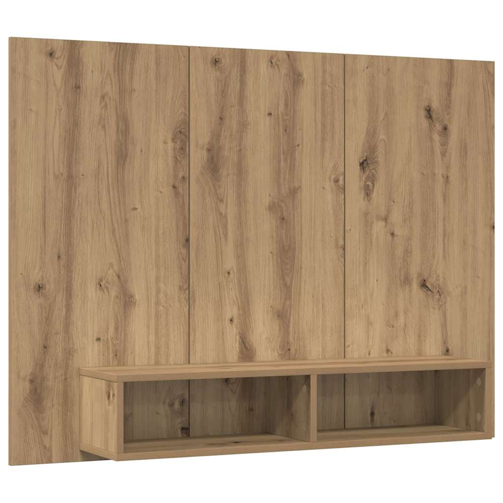 TV Cabinet Set 120 x 23.5 x 90 cm Artisan Oak Engineered Wood