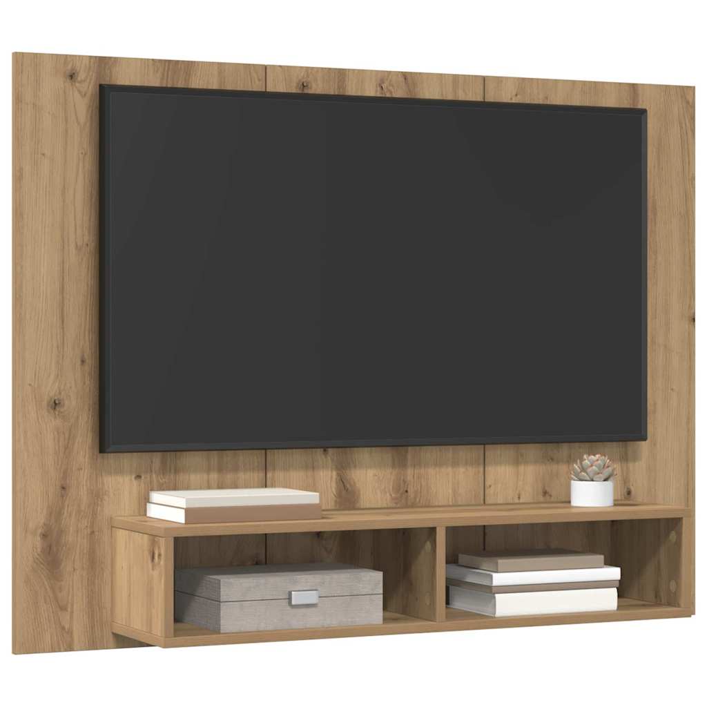 TV Cabinet Set 120 x 23.5 x 90 cm Artisan Oak Engineered Wood