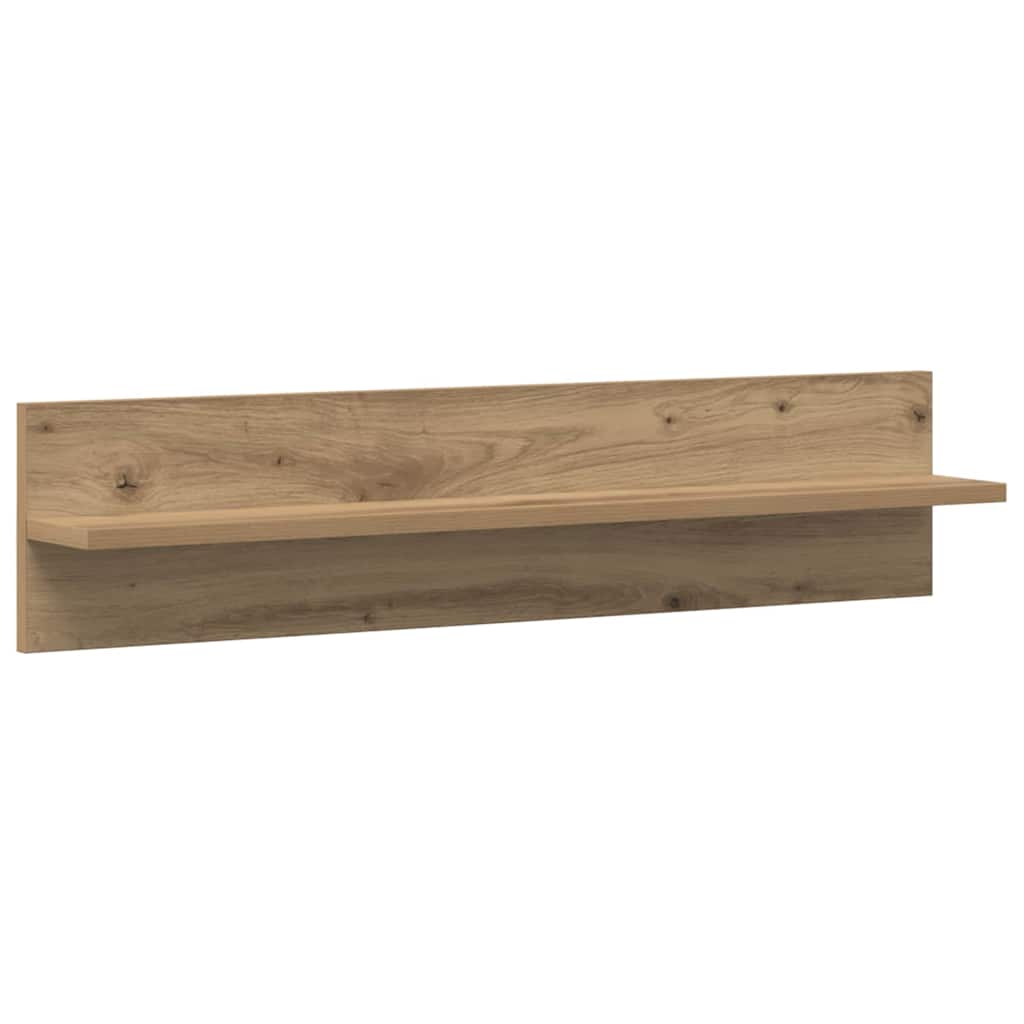 Wall Shelf 2 pcs Artisan Oak 80 x 11.5 x 18 cm Engineered Wood
