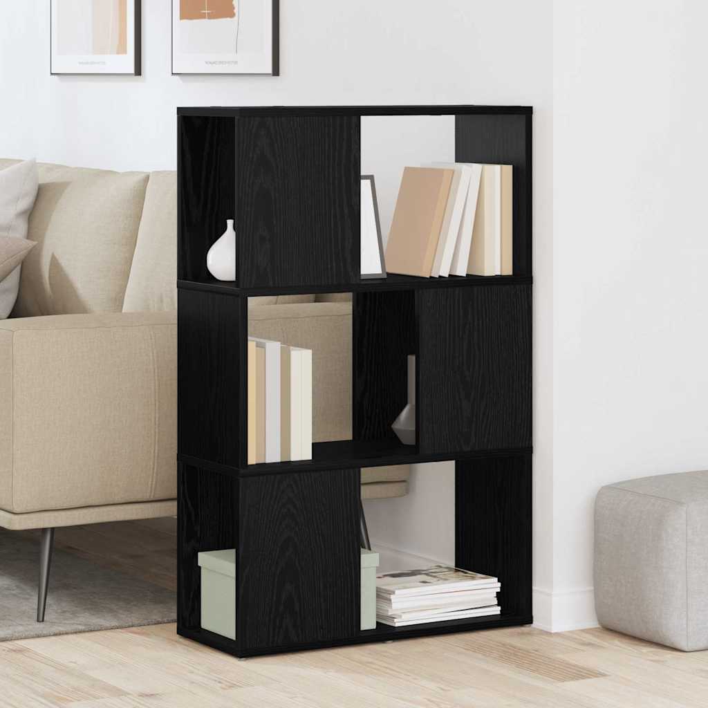 TV Cabinet Set 60 x 24 x 94.5 cm Black Engineered Wood