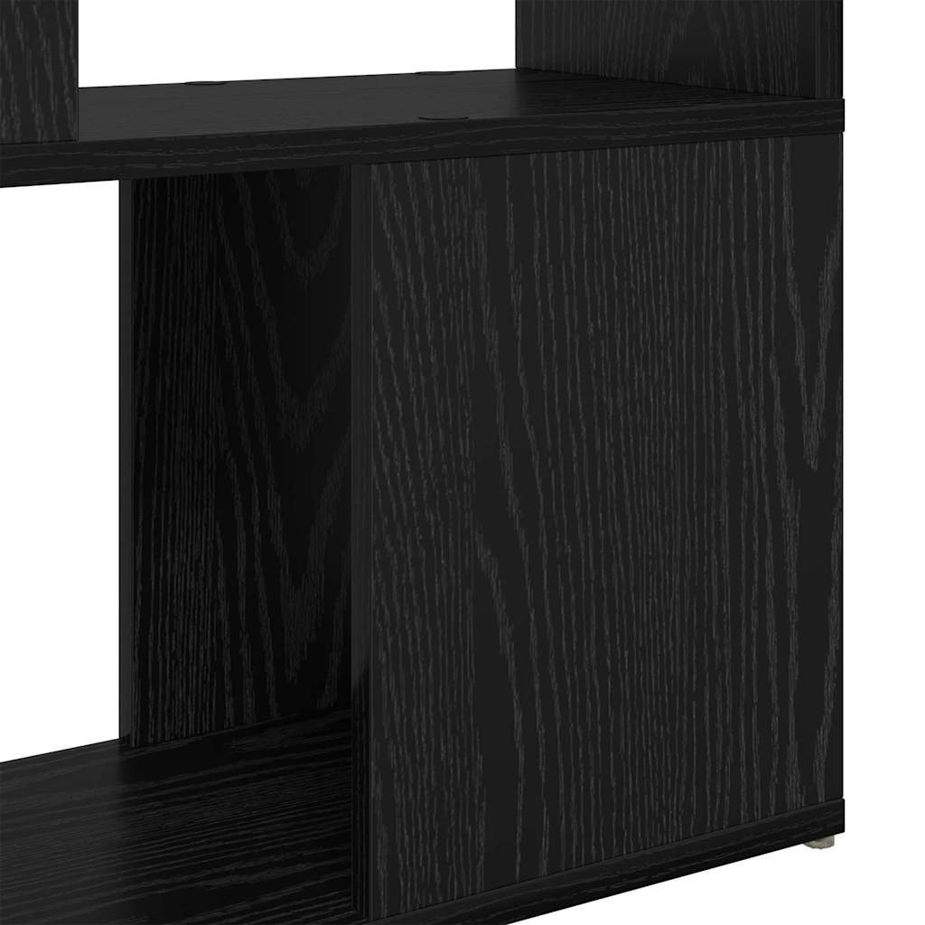 TV Cabinet Set Black 60 x 24 x 125.5 cm Engineered Wood