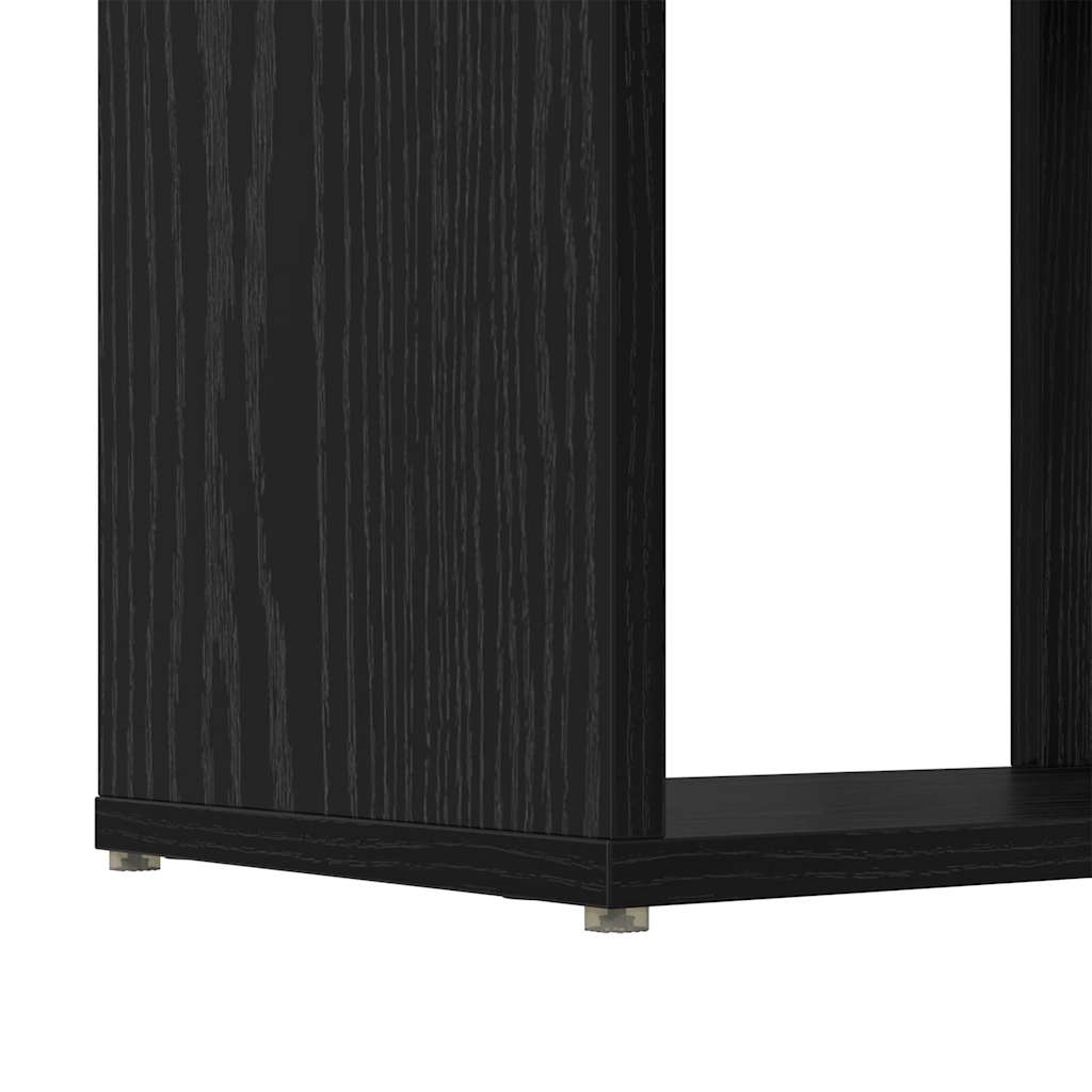 TV Cabinet Set Black 60 x 24 x 125.5 cm Engineered Wood