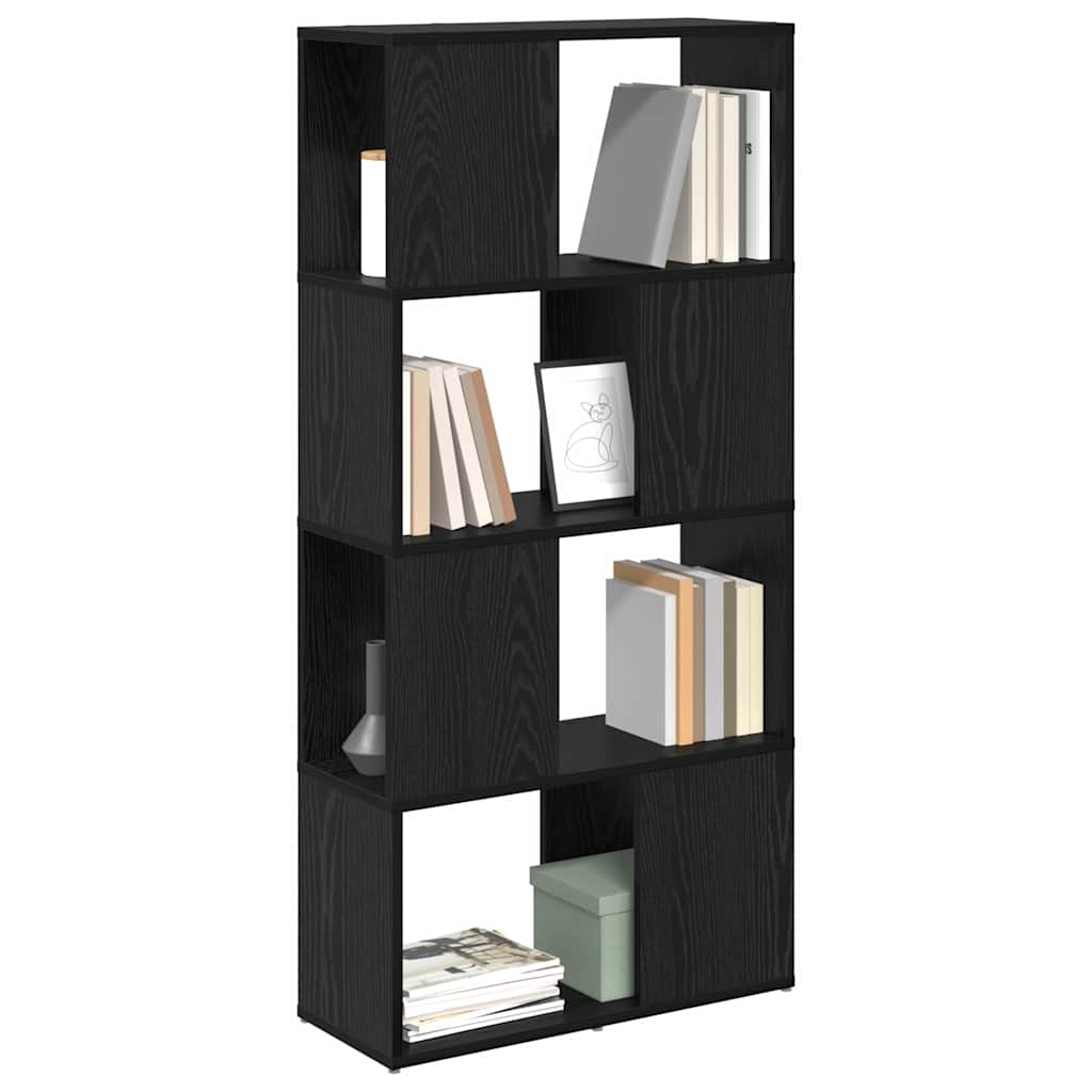 TV Cabinet Set Black 60 x 24 x 125.5 cm Engineered Wood