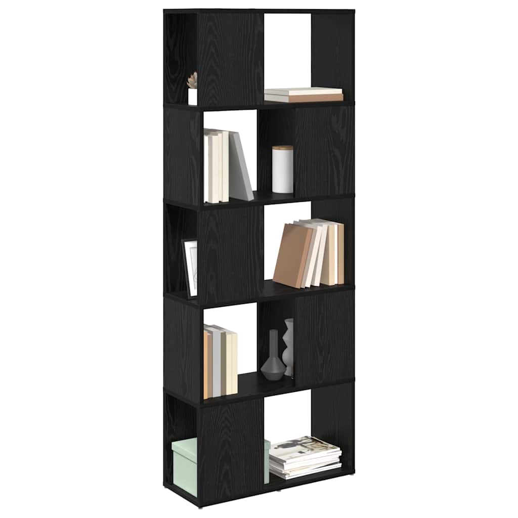 TV Cabinet Set 60 x 24 x 156 cm Black Engineered Wood