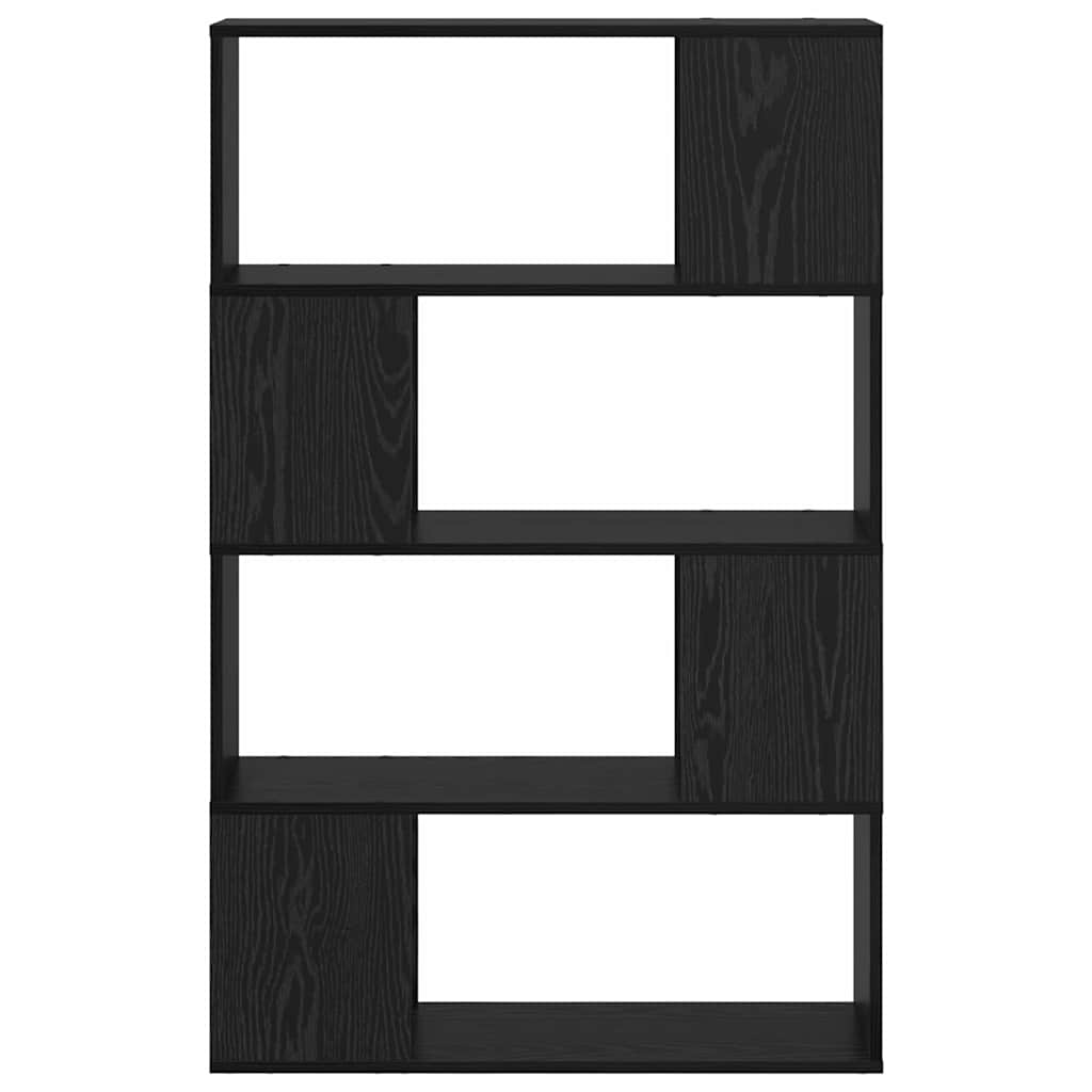 TV Cabinet Set 80 x 24 x 125 cm Black Engineered Wood