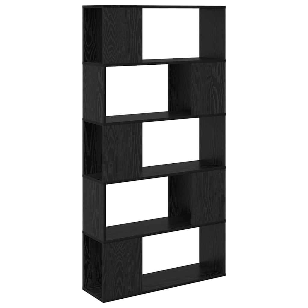 TV Cabinet Set 80 x 24 x 156 cm Black Engineered Wood