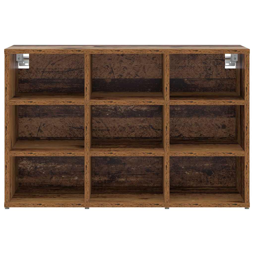 Shoe Cabinet Old Wood 77.5 x 30 x 51 cm Engineered Wood
