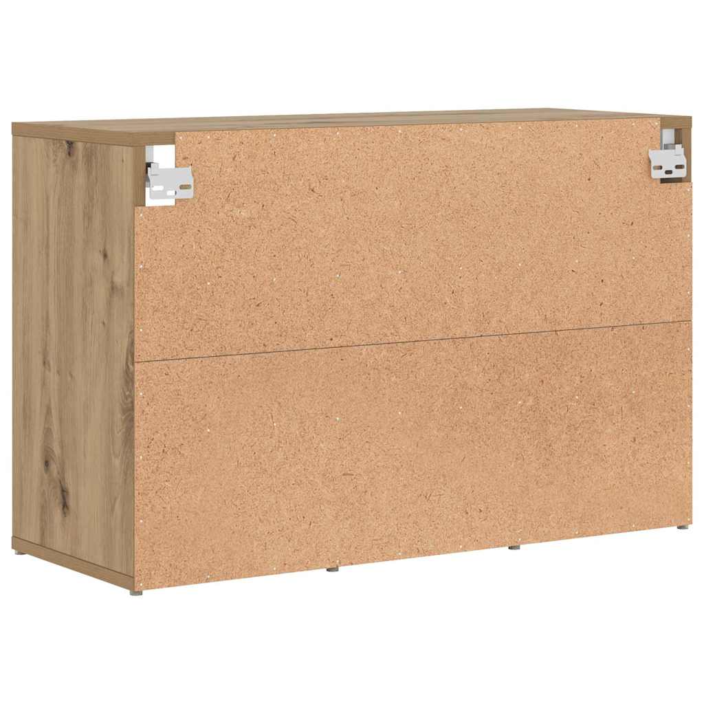 Shoe Cabinet Artisan Oak 77.5 x 30 x 51 cm Engineered Wood