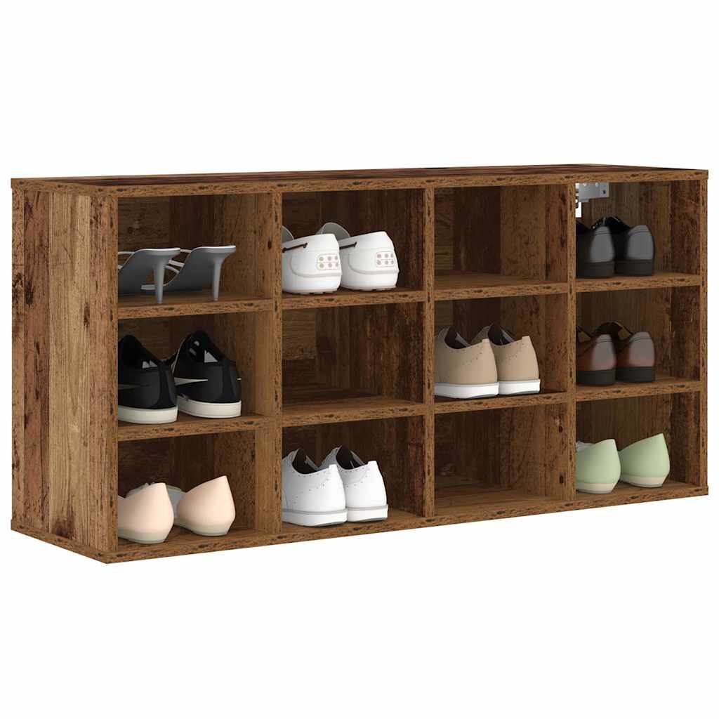 Shoe Cabinet Old Wood 103 x 30 x 51 cm Engineered Wood