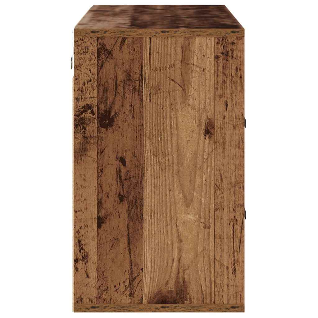 Shoe Cabinet Old Wood 103 x 30 x 51 cm Engineered Wood