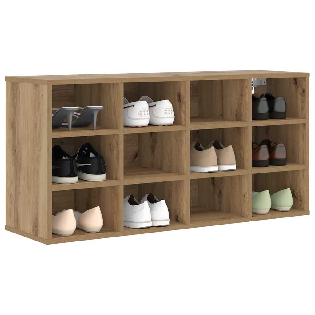 Shoe Cabinet Artisan Oak 103 x 30 x 51 cm Engineered Wood