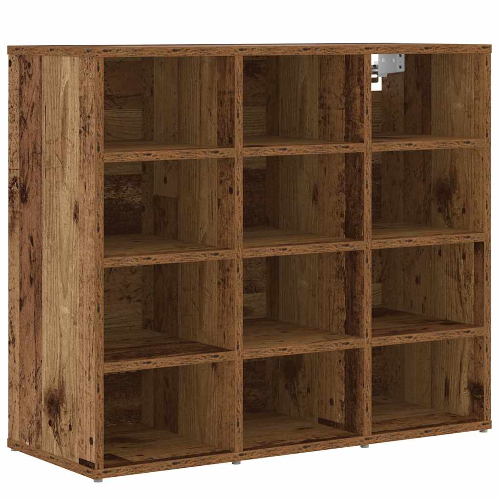 Shoe Cabinet Old Wood 77.5 x 30 x 67 cm Engineered Wood