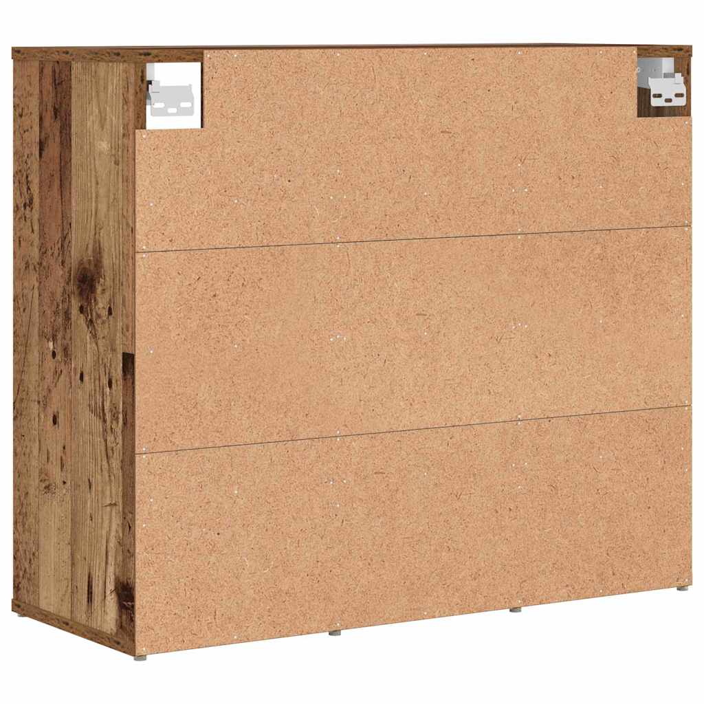 Shoe Cabinet Old Wood 77.5 x 30 x 67 cm Engineered Wood