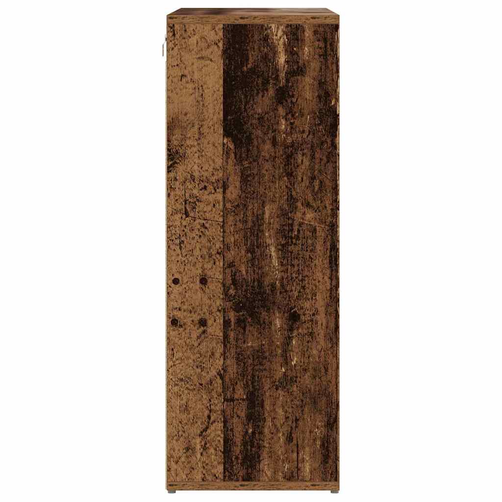 Shoe Cabinet Old Wood 77.5 x 30 x 83.5 cm Engineered Wood