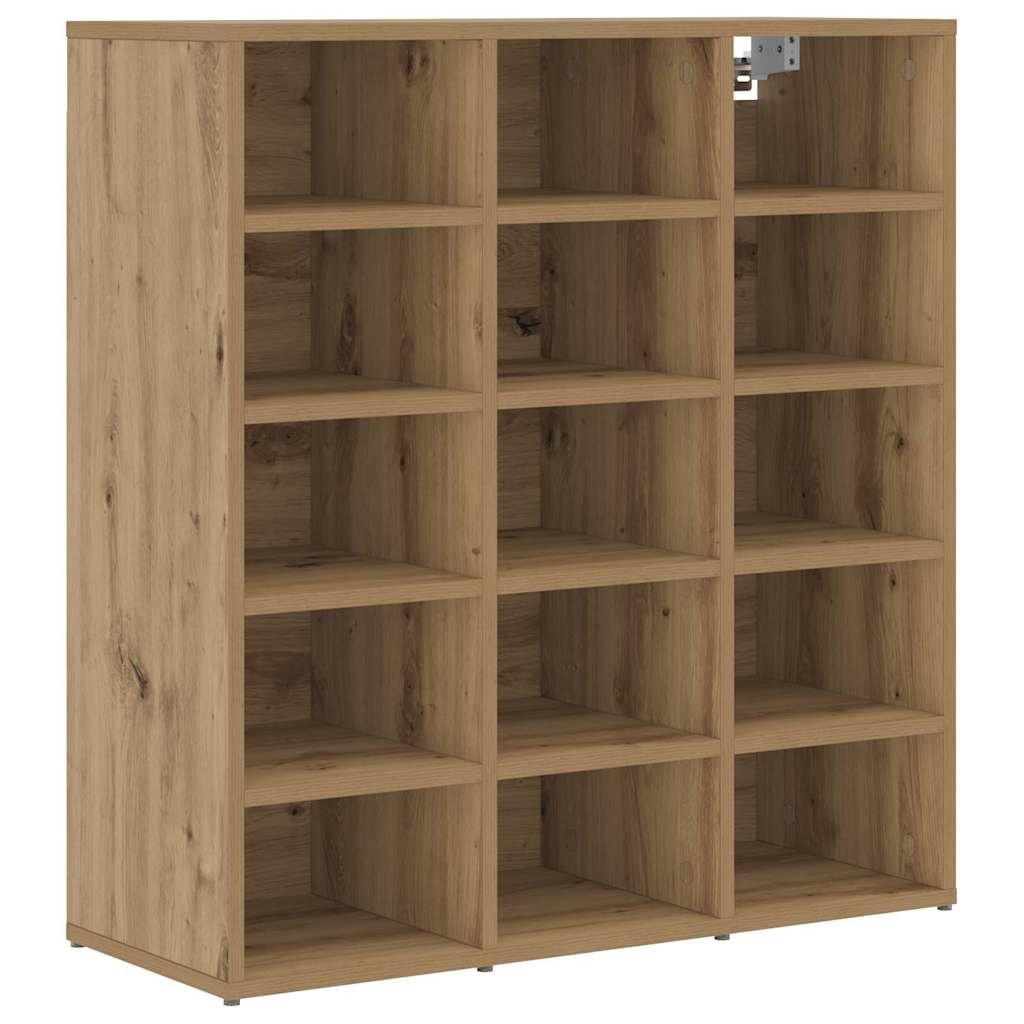 Shoe Cabinet Artisan Oak 77.5 x 30 x 83.5 cm Engineered Wood