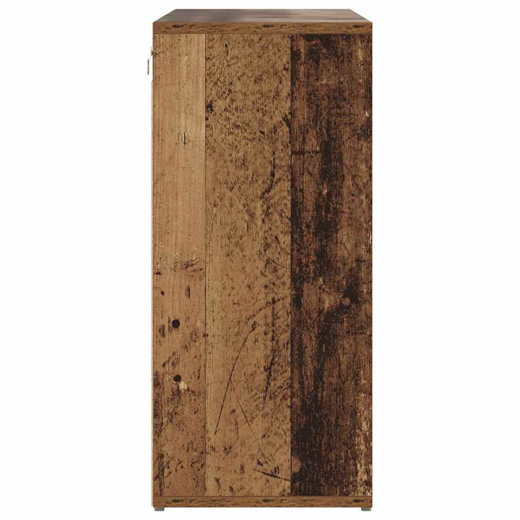 Shoe Cabinet Old Wood 103 x 30 x 67 cm Engineered Wood