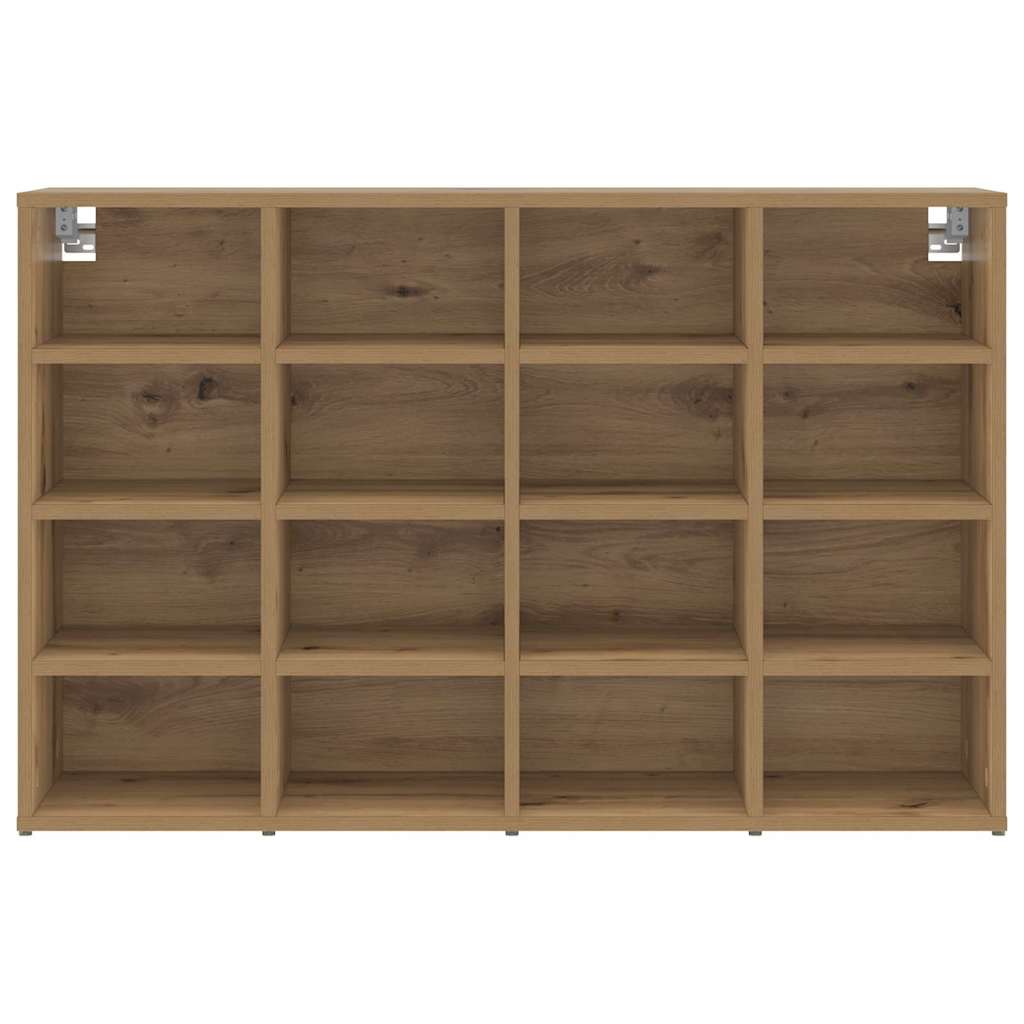 Shoe Cabinet Artisan Oak 103 x 30 x 67 cm Engineered Wood