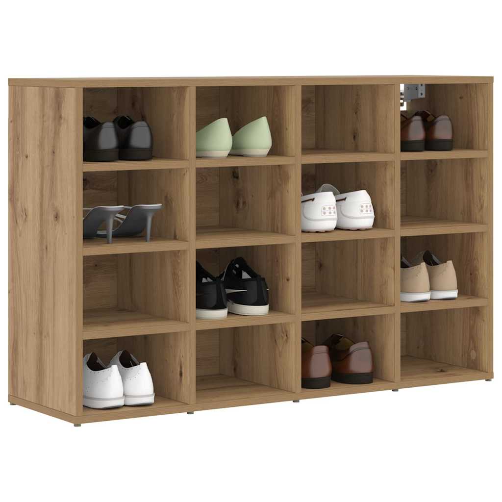 Shoe Cabinet 103 x 30 x 67 cm Engineered Wood Artisan Oak
