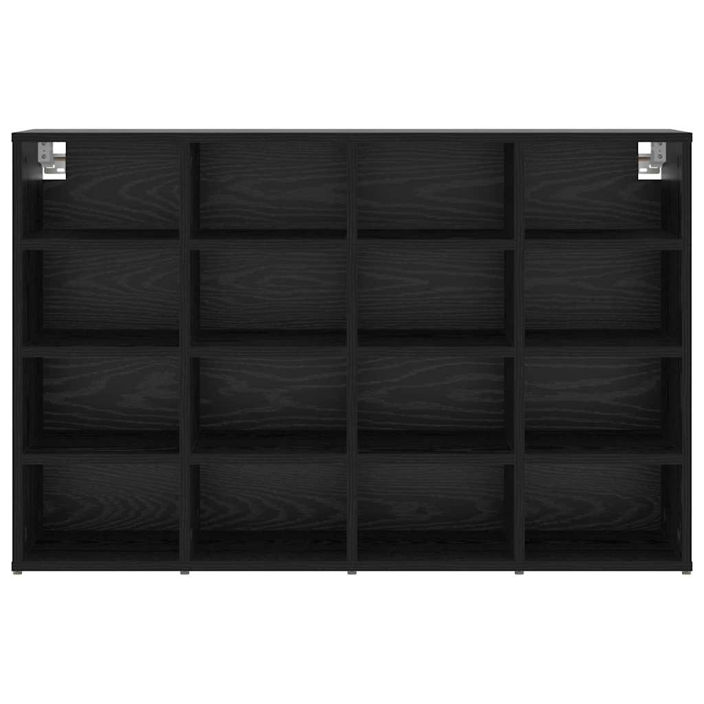 Shoe Cabinet 103 x 30 x 67 cm Engineered Wood Black Oak