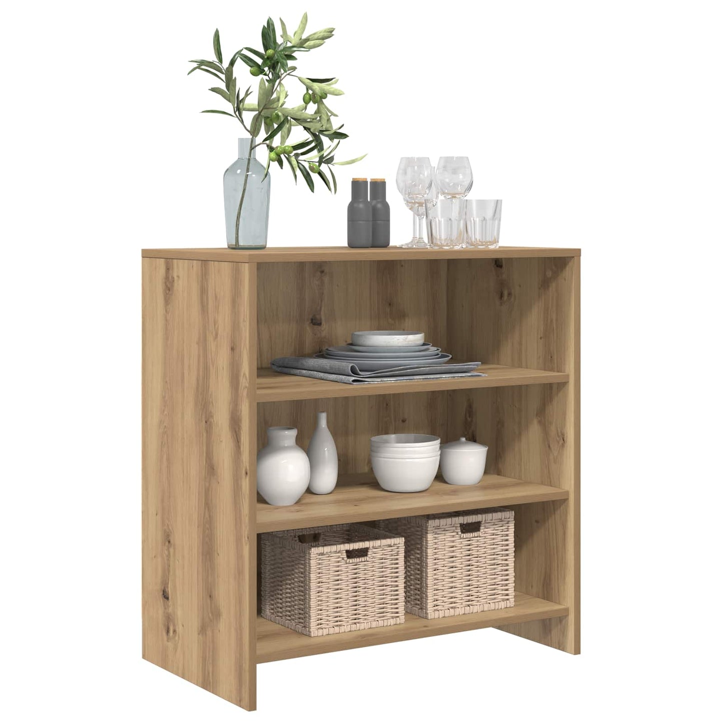 Sideboard Brown 70 x 41 x 75 cm Engineered Wood