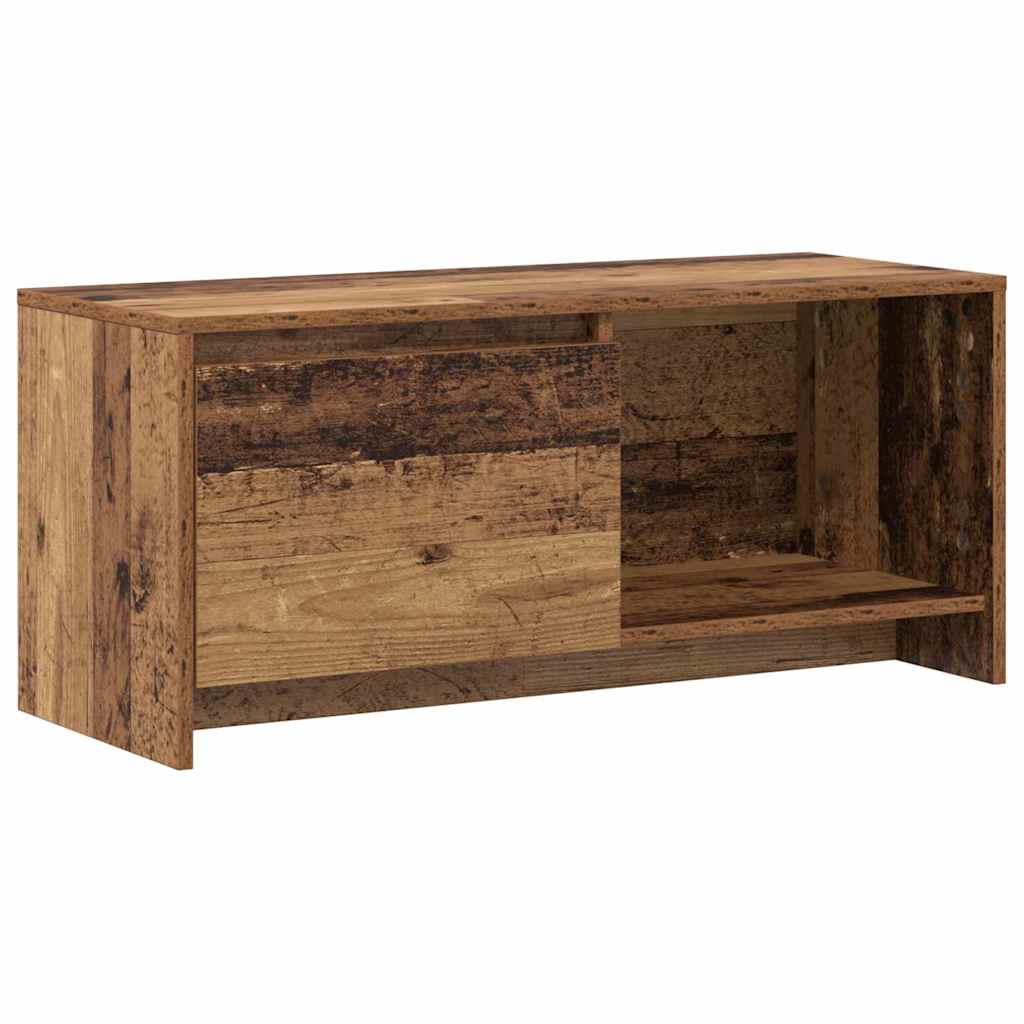 TV Cabinet Set Old Wood 90 x 35 x 40 cm Engineered Wood