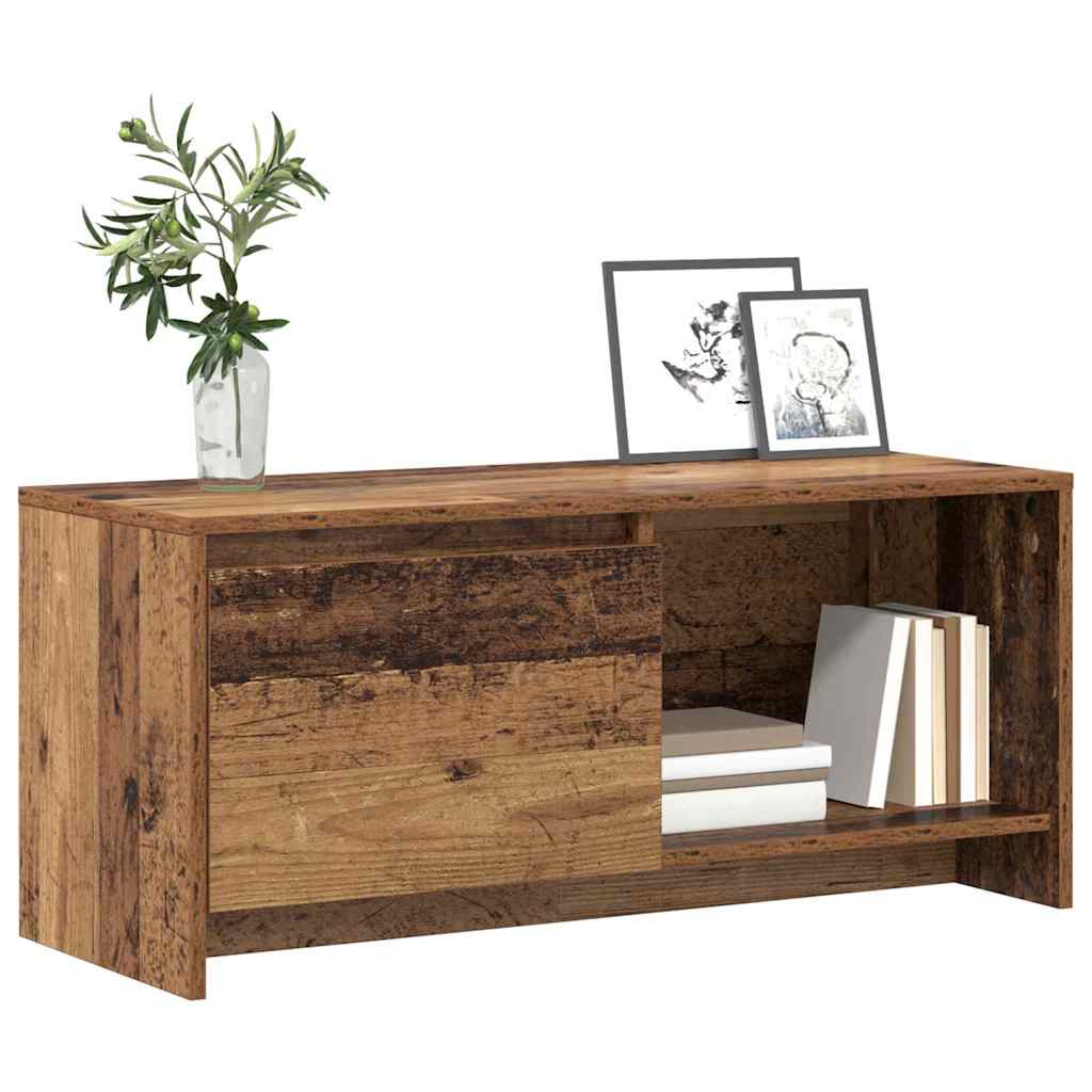TV Cabinet Set Old Wood 90 x 35 x 40 cm Engineered Wood