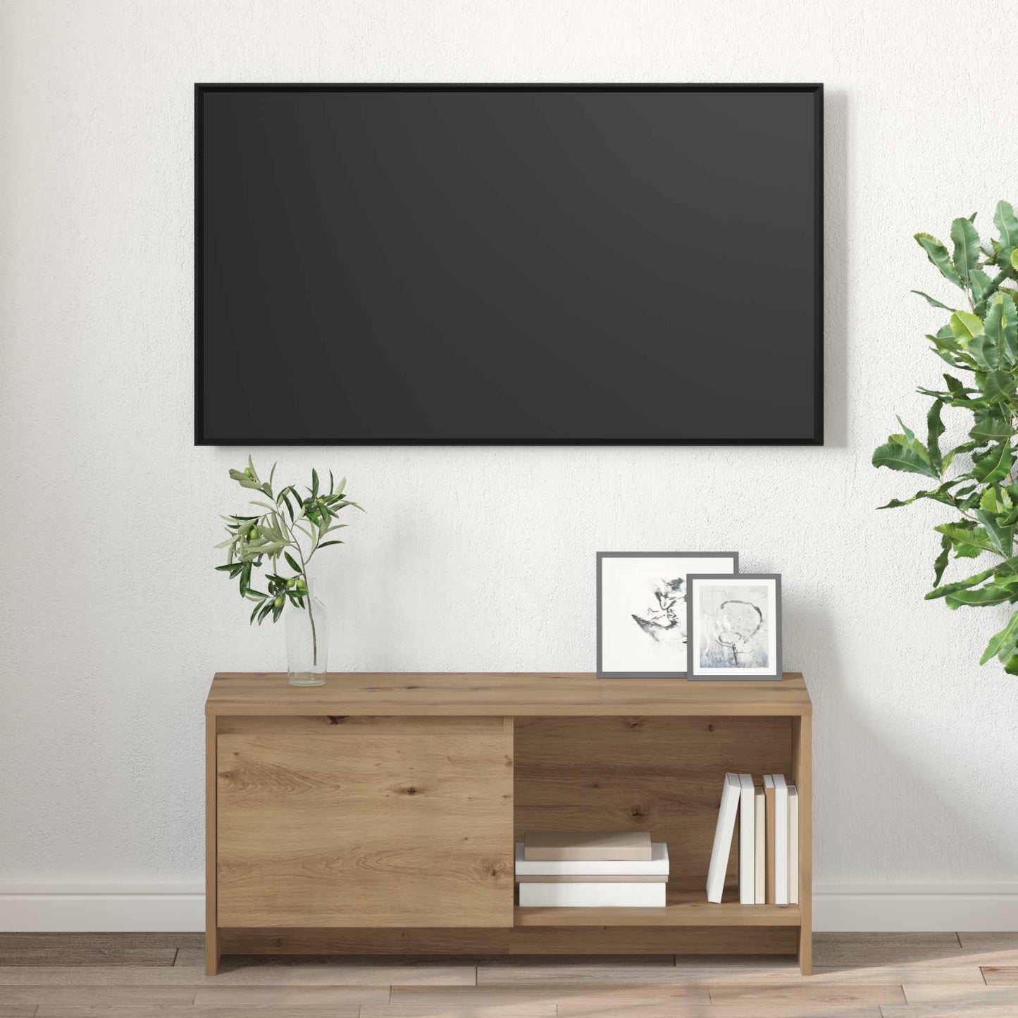 TV Cabinet Set 90 x 35 x 40 cm Artisan Oak Engineered Wood