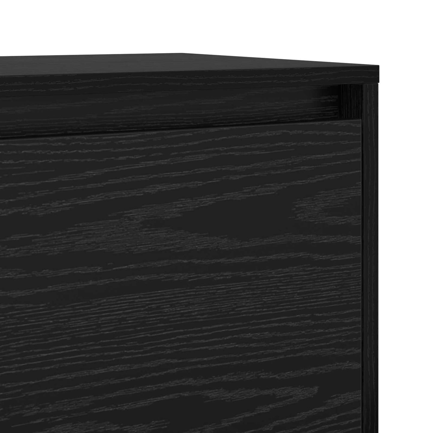 TV Cabinet Set 90 x 35 x 40 cm Black Oak Engineered Wood