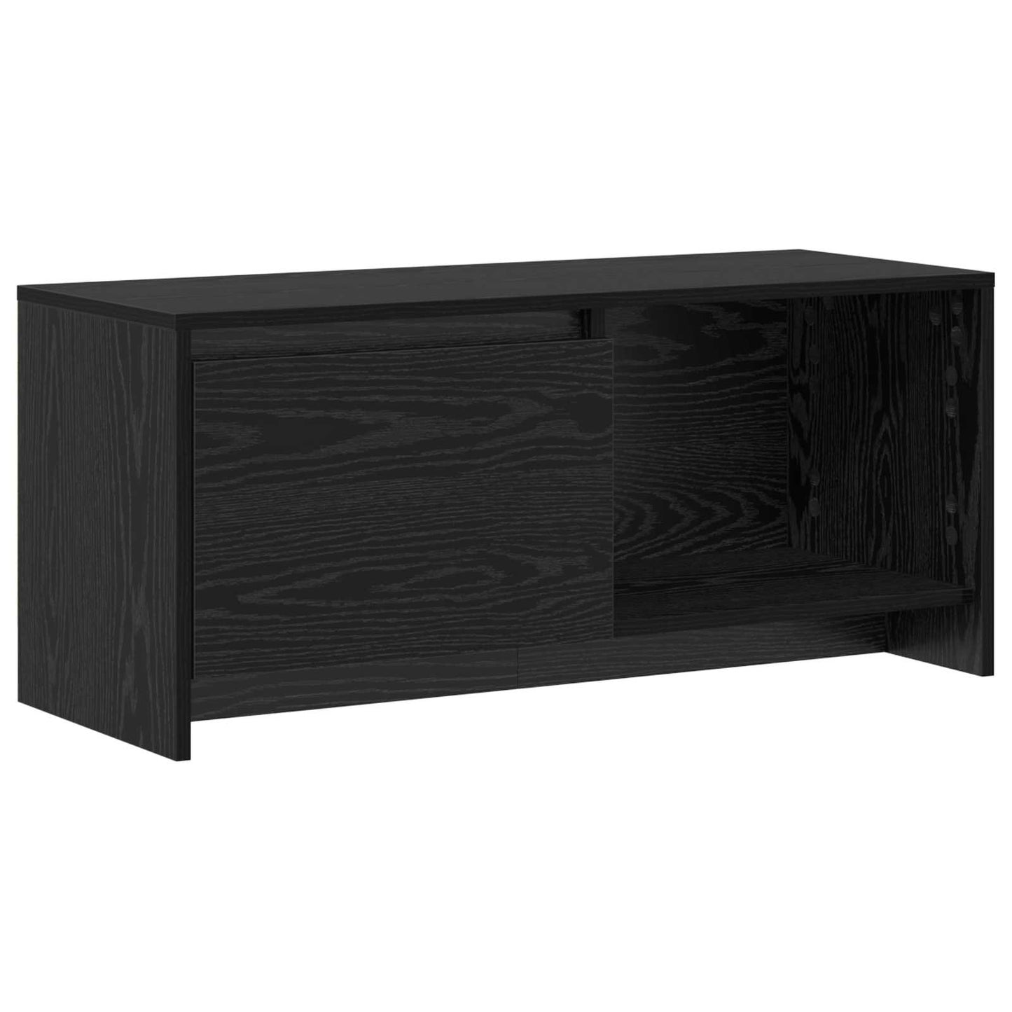 TV Cabinet Set 90 x 35 x 40 cm Black Oak Engineered Wood