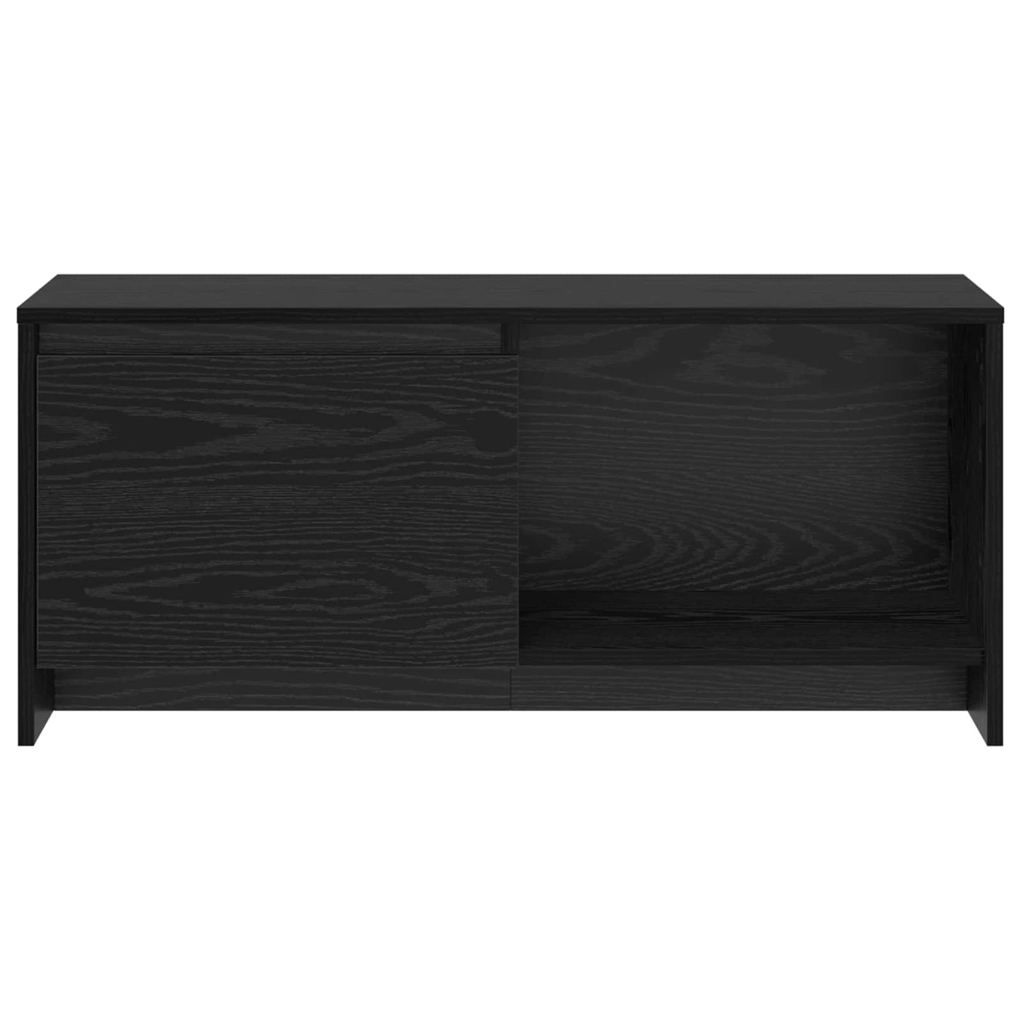 TV Cabinet Set 90 x 35 x 40 cm Black Oak Engineered Wood