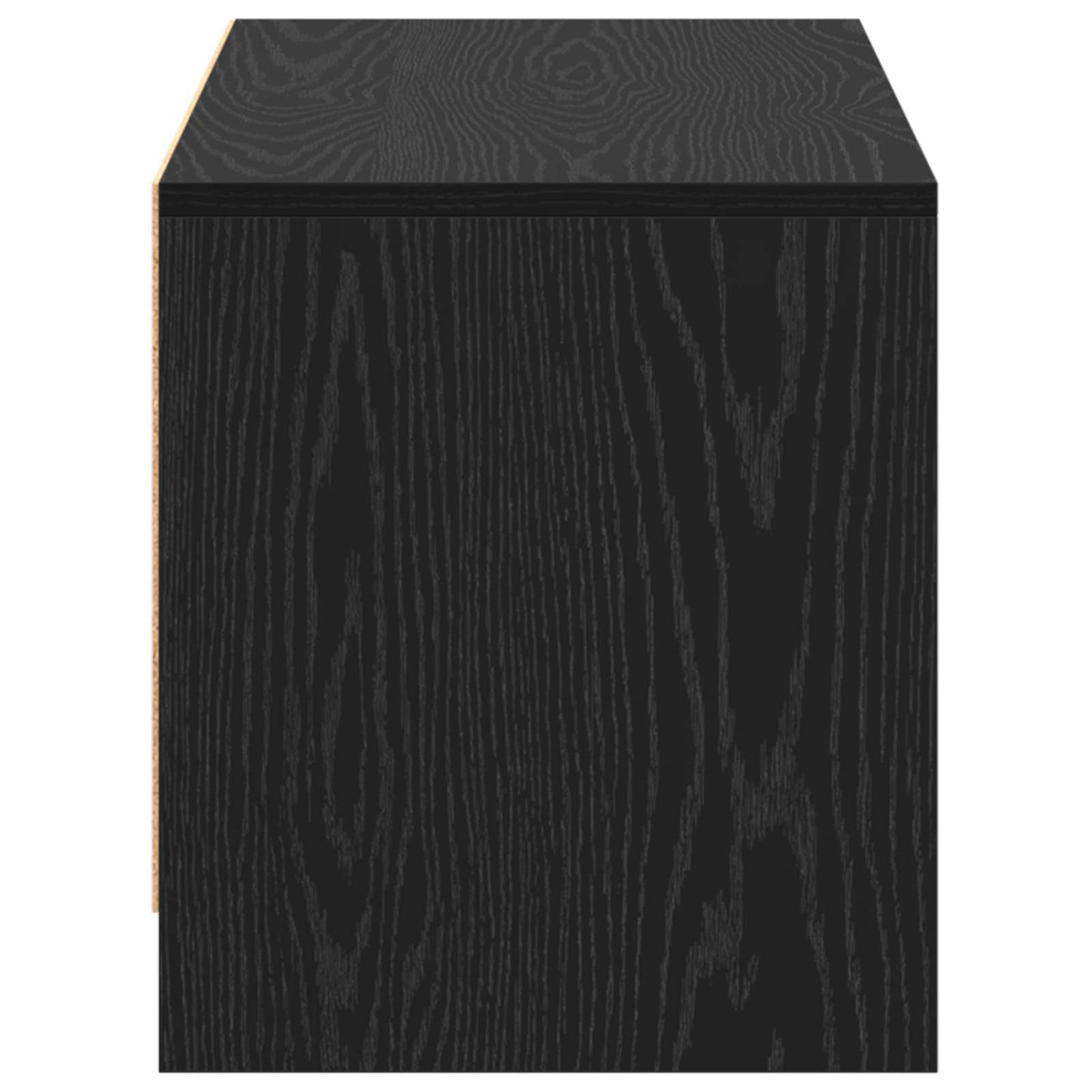 TV Cabinet Set Black Oak 90 x 35 x 40 cm Engineered Wood