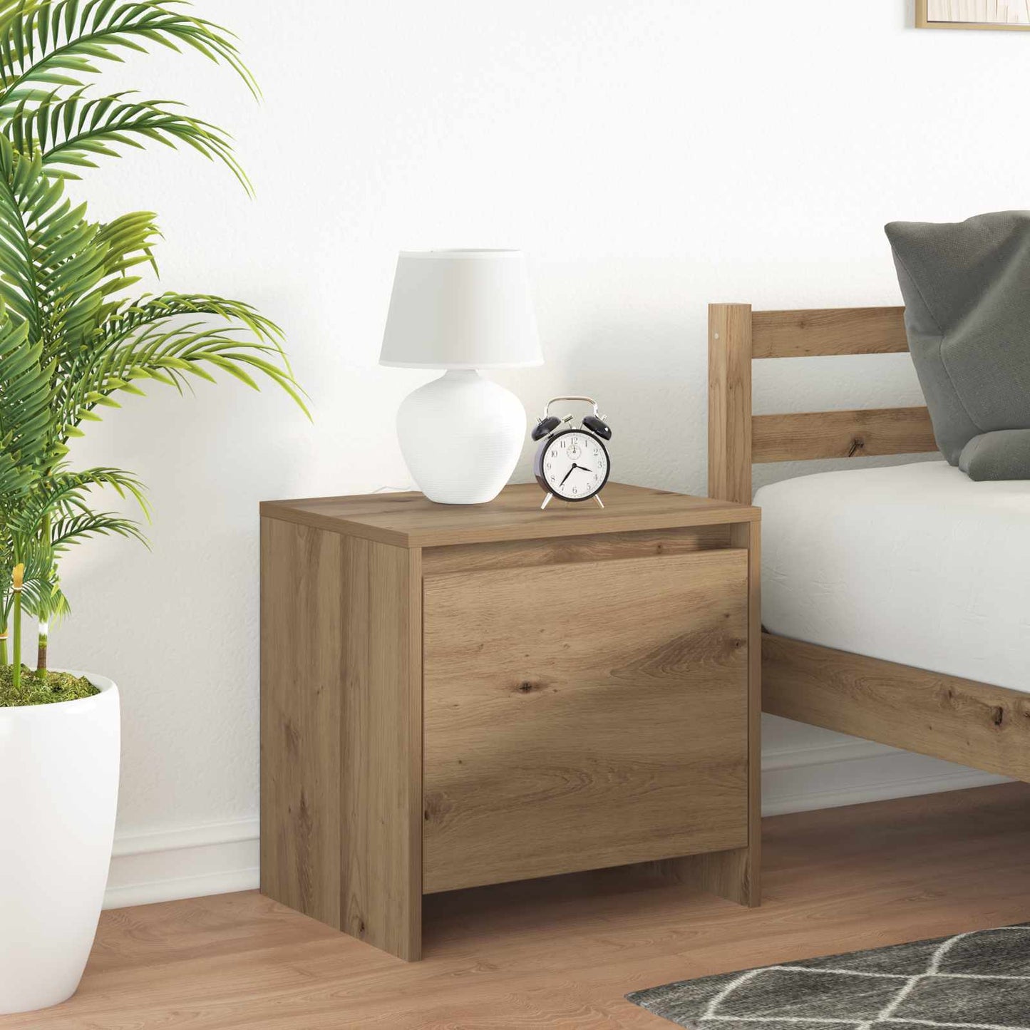 Bedside Cabinet Artisan Oak 45 x 34 x 44.5 cm Engineered Wood