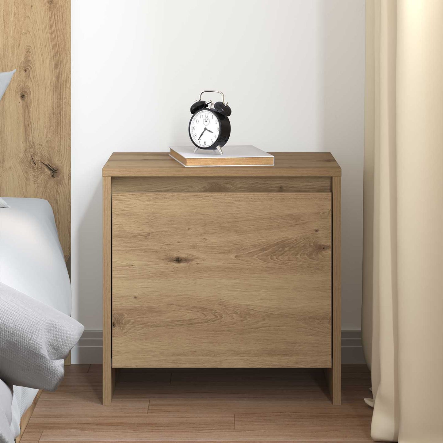 Bedside Cabinet Artisan Oak 45 x 34 x 44.5 cm Engineered Wood