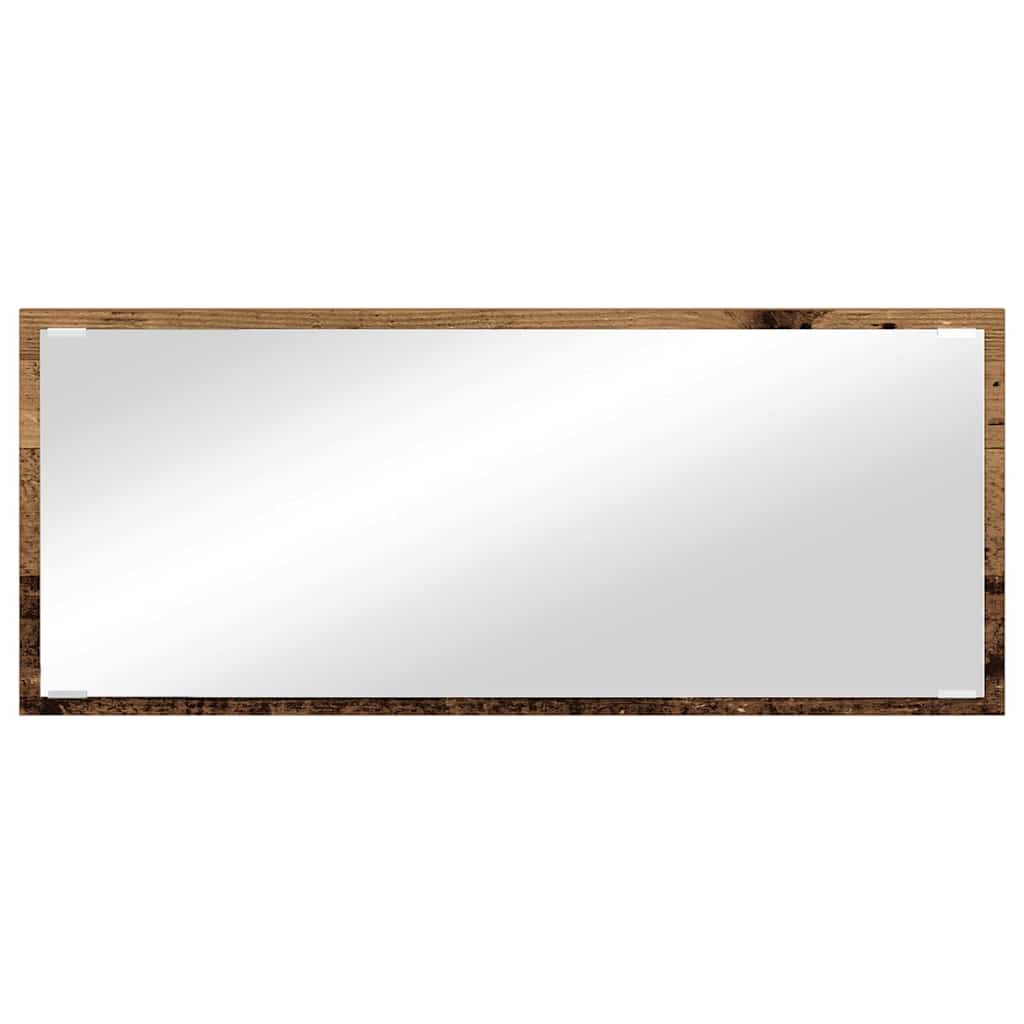 vidaXL Mirror Wall-mounted Old wood 90 x 8.5 x 37 cm Engineered Wood