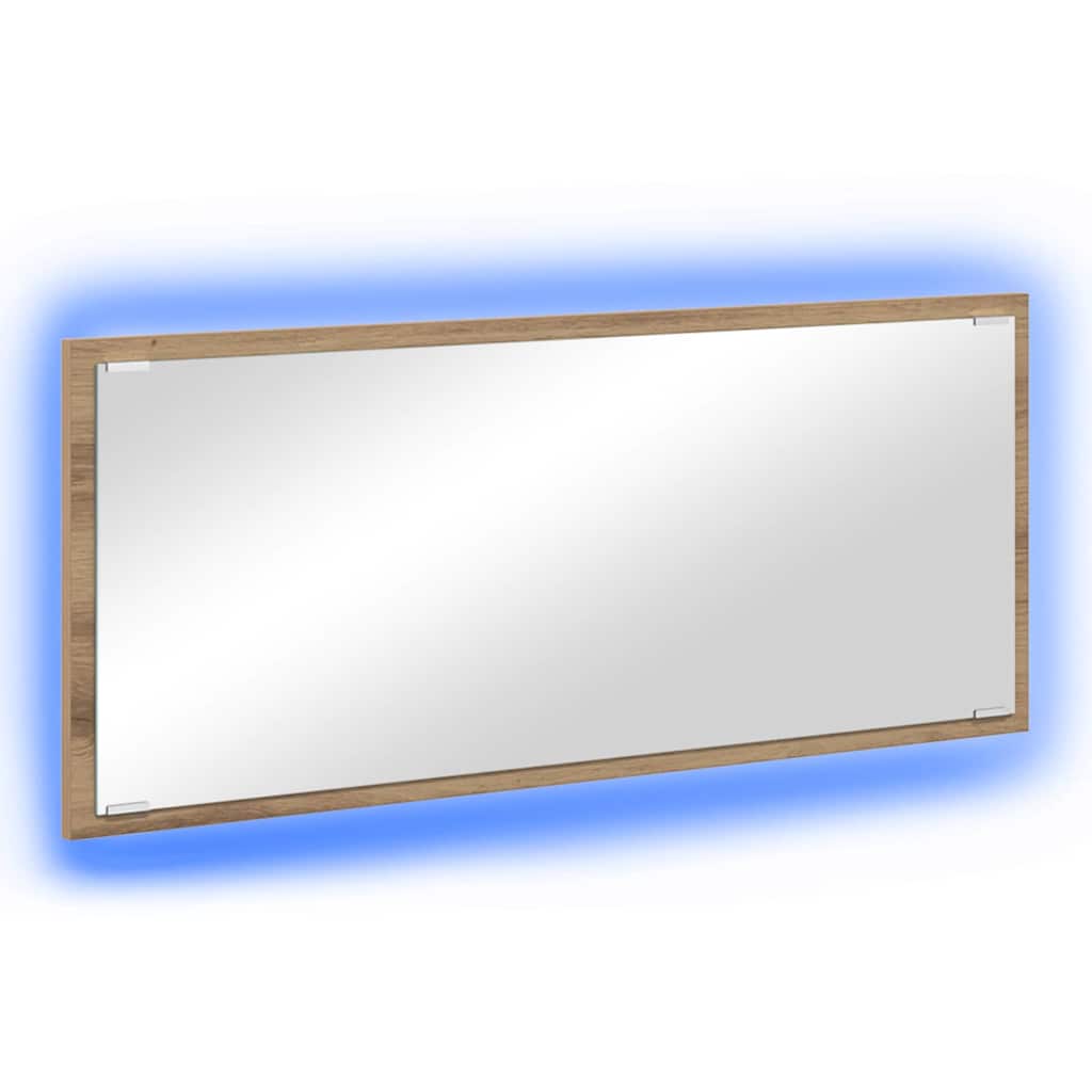 Mirror Artisan Oak 90 x 8.5 x 37 cm Engineered Wood