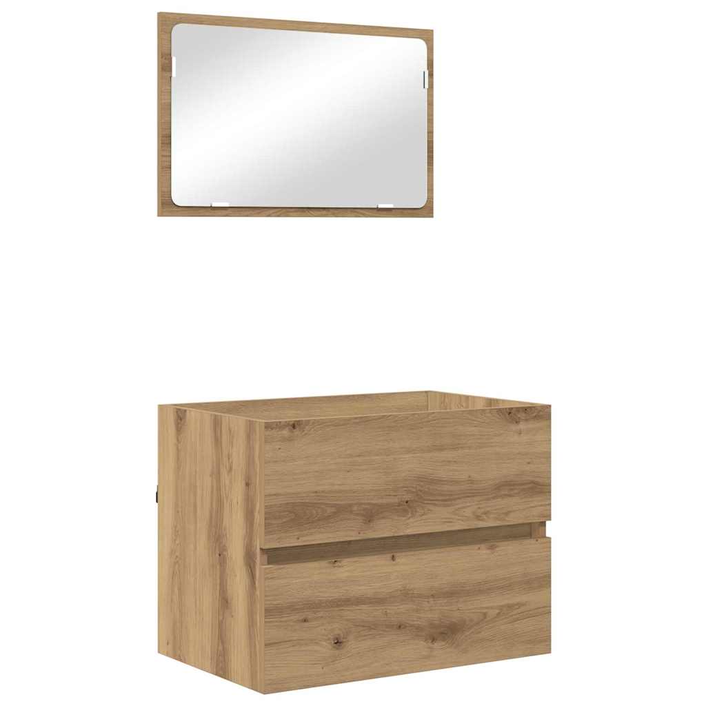 Bathroom Furniture Set 2 pcs Artisan Oak