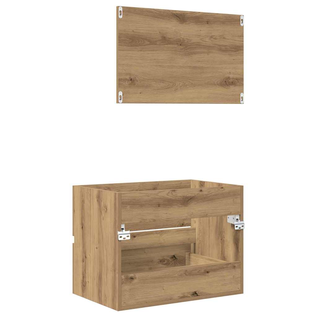 Bathroom Furniture Set 2 pcs Artisan Oak