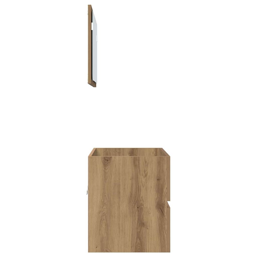 Bathroom Furniture Set 2 pcs Artisan Oak