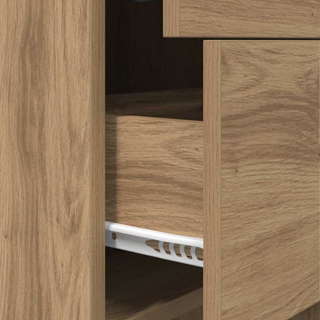 Book Cabinet 2-Tier 40 x 35 x 180 cm Engineered Wood