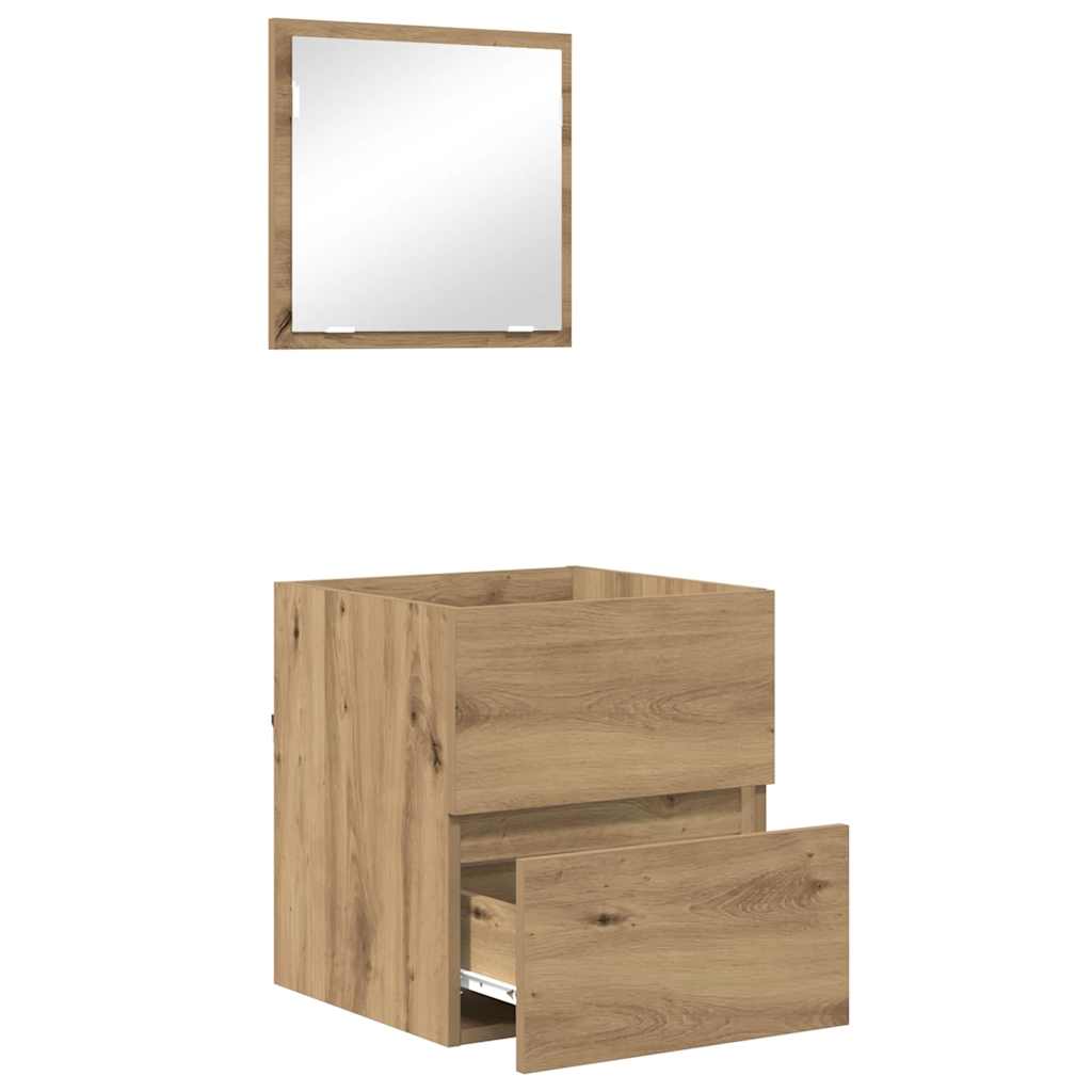 vidaXL Bathroom Cabinet Artisan Oak 41 x 38.5 x 45 cm Engineered wood