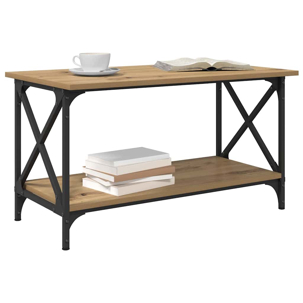 Coffee Table Artisan oak 80 x 45 x 45.5 cm Engineered wood