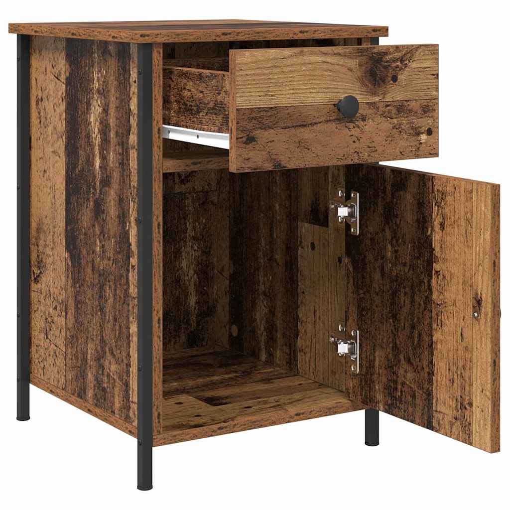 Bedside Cabinet Old Wood 40 x 42 x 60 cm Engineered Wood