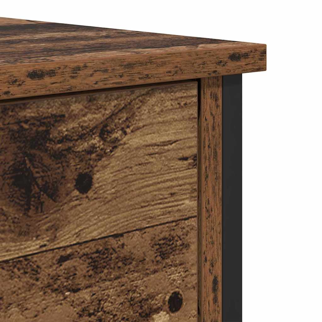 Bedside Cabinet 2 pcs Old Wood 40 x 42 x 60 cm Engineered Wood
