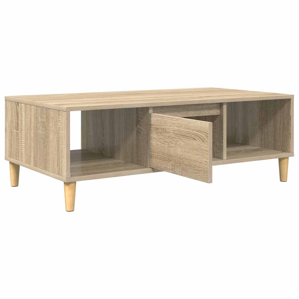 Coffee Table Sonoma Oak 102 x 55 x 35 cm Engineered Wood