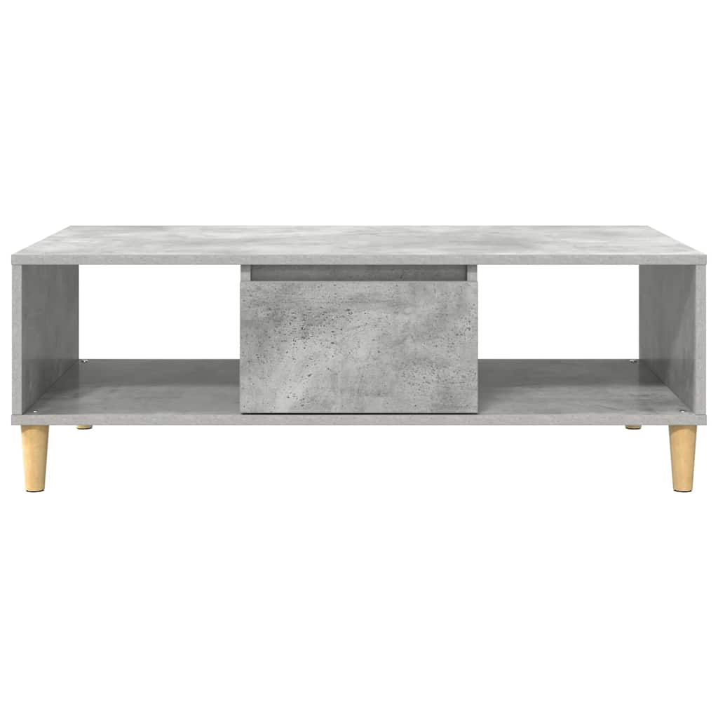 Coffee Table Concrete Grey 102 x 55 x 35 cm Engineered Wood