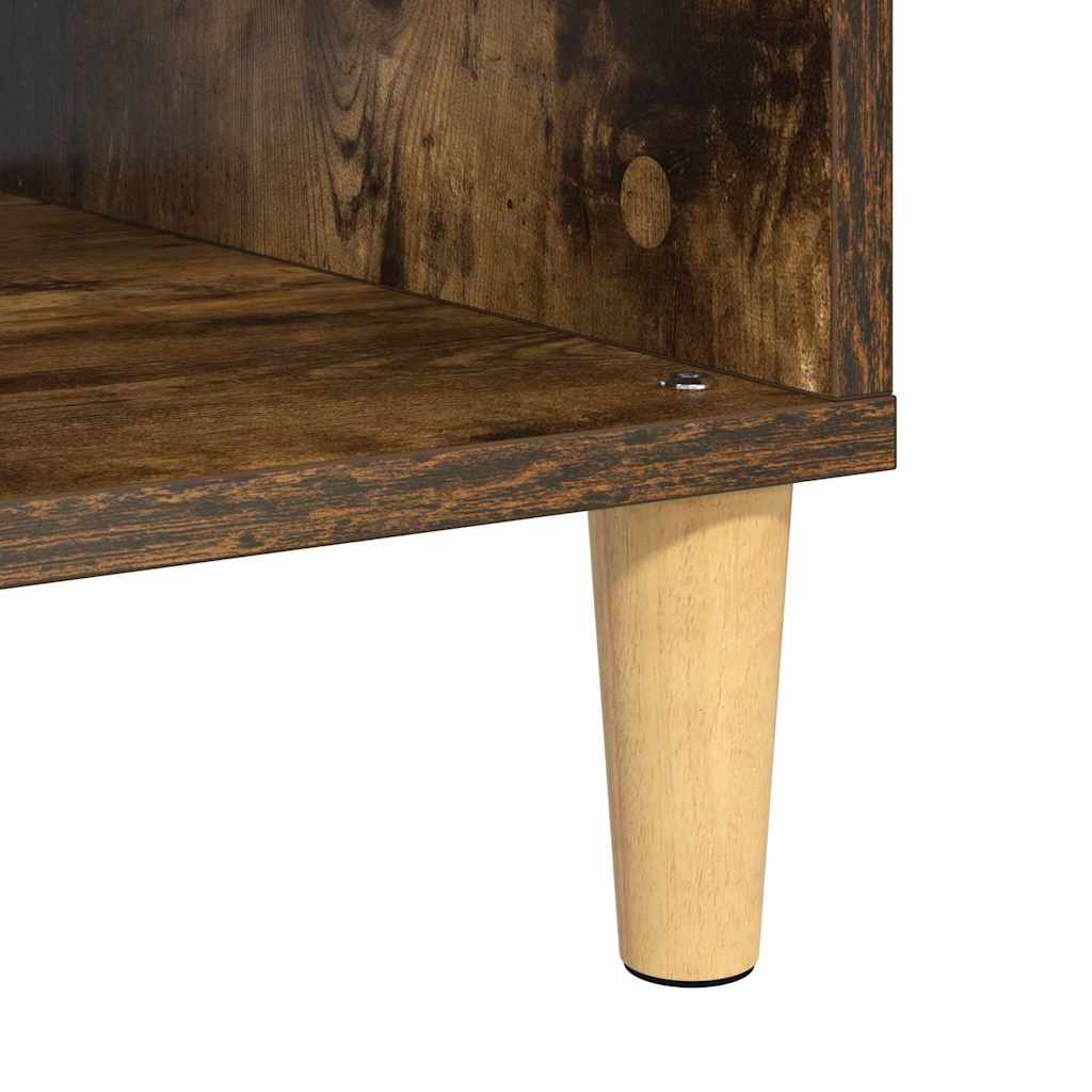 Coffee Table Smoked Oak 102 x 55 x 35 cm Engineered Wood